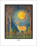 Deer - Simple Giclee Print - Sarah Angst Art Greeting Cards, Giclee Prints, Jewelry, More